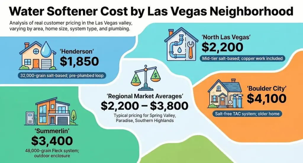 Water Softener Cost By Las Vegas Neighborhood