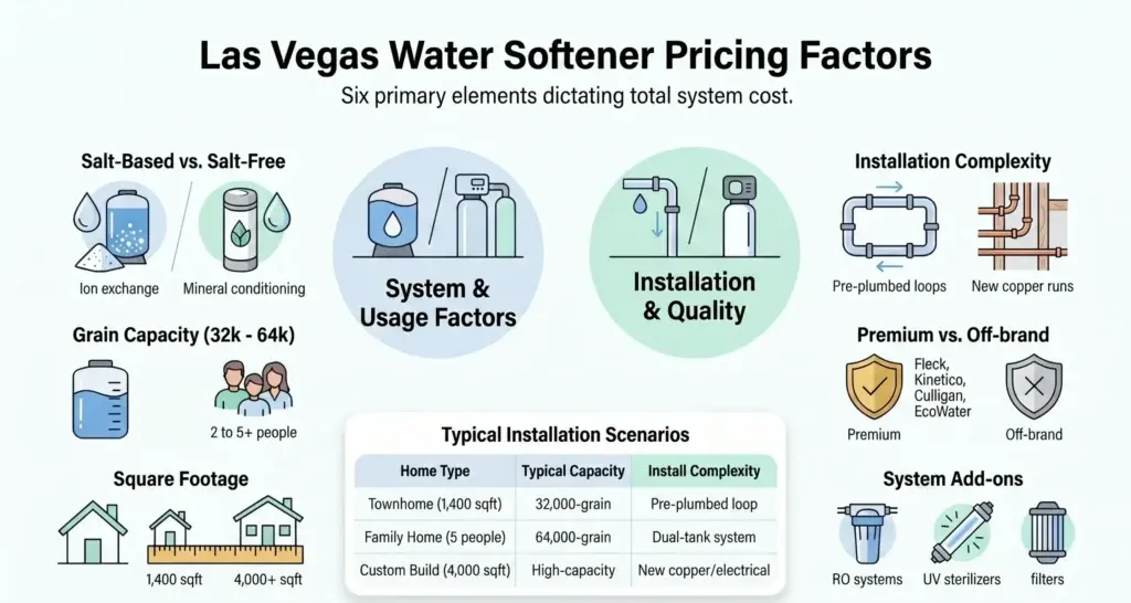 What Affects Water Softener Price In Las Vegas NV
