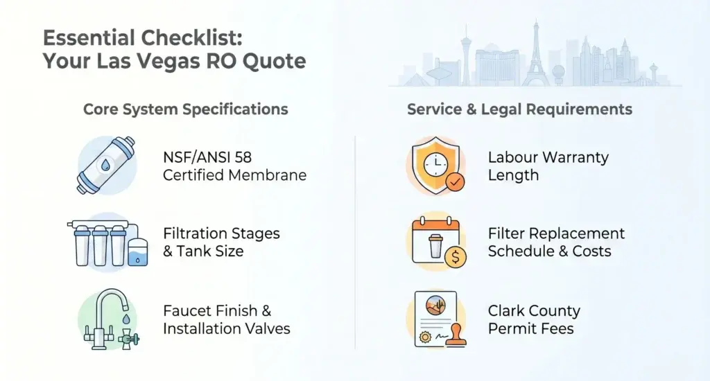 What Your Las Vegas RO Quote Should Include