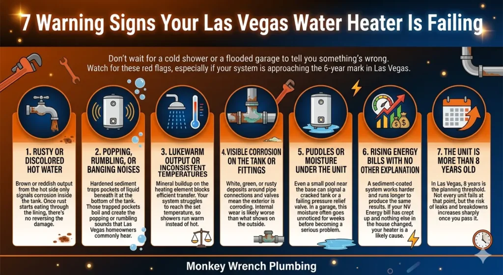 7 Warning Signs Your Las Vegas Water Heater Is Failing