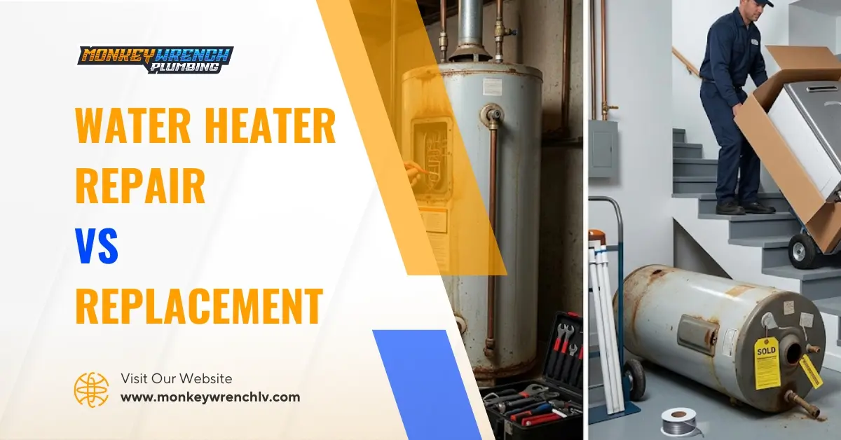 Water Heater Repair vs Replacement Las Vegas | 50% Rule